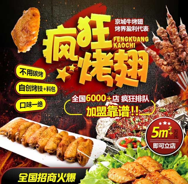 崇州奥尔良烤翅